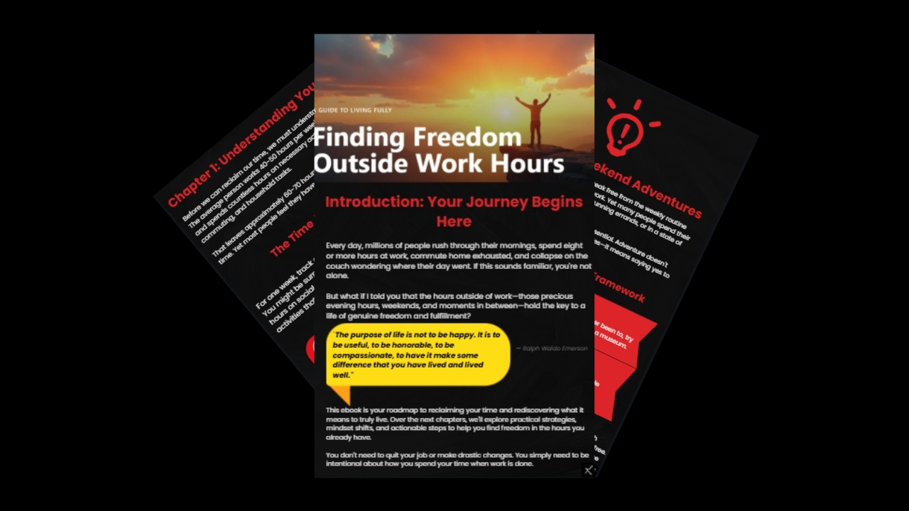 Finding Freedom Outside Work Hours
